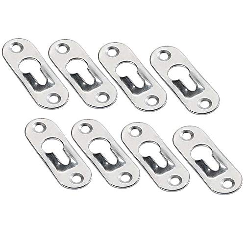 Lhbfcy Metal Ojo De Cerradura Percha Colgadores De Ojo Cerradura Ganchos Foto Ojo Cerradura Marco De Imagen Fotográfica Forma Placa Colgante Para Instalar Carteles, Murales, Obras De Arte100 Piezas