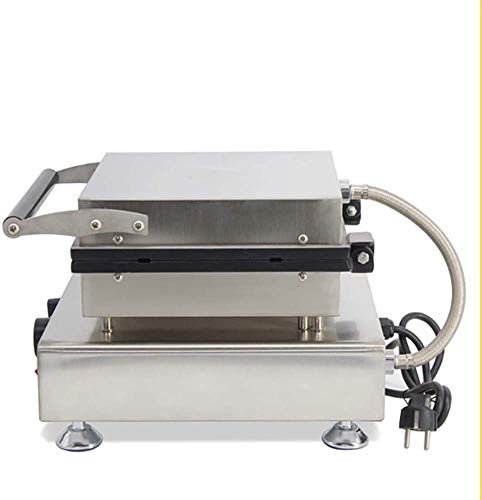 LHSUNTA Máquina para Hacer Pan, 6 Piezas industriales Waffle On A Stick Maker Máquina de Hierro Baker Waffle Maker Antiadherente Bélgica