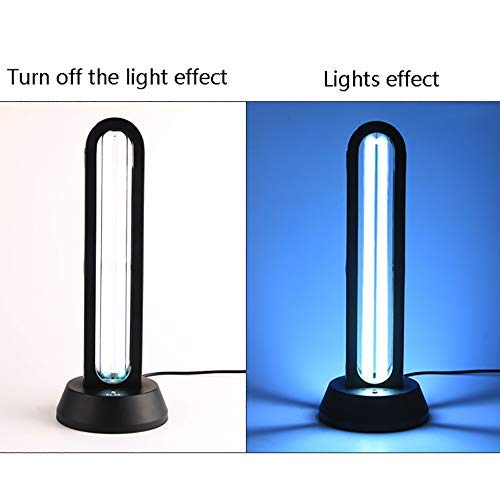 LHY EsterilizacióN DoméStica De La LáMpara De DesinfeccióN UV con Ozono PortáTil AdemáS del Olor A Repelente De Insectos De Cucarachas Temporizador De Control Remoto Purificador De Aire 38w
