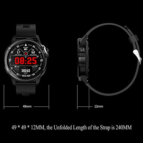 LHYAN Pantalla en Color de tensión Inteligentes Pulsera del Ritmo cardíaco Sangre Monitoreo Pulsera de los Deportes de Bluetooth del Reloj Impermeable de succión magnética Fuerte Interfaz de Carga