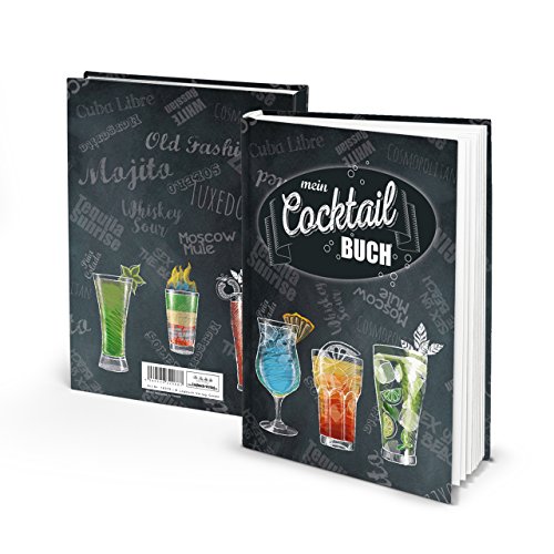 Libreta Cóctel libro libro de recetas para escribir para cócteles bar de bebidas Mix de bebidas Aperitif Happy Hour Fiesta de bebidas con sin alcohol para bar Keeper & Privado