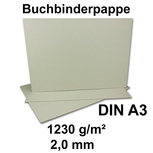 Libro Binder cartón DIN A3, grosor de 2 mm, gramaje: 1230 g/m² | Formato: 42,0 x 29,7 cm