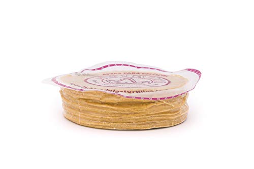 Líder europeo en gastronomía artesanal mexicana - Tortillas de maíz amarillo 100% nixtamalizado. Aptas para veganos y celíacos. Envasadas al vacío. 250 g. 12 cm. 4 meses de caducidad