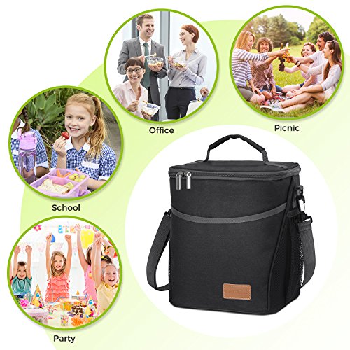 Lifewit Bolsa Térmica Bolsa de Caja de Almuerzo de Aislamiento térmico Caja de protección de frescura 9L