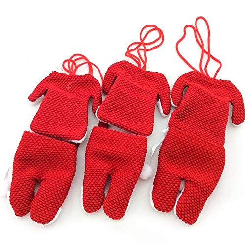 Lifreer - Juego de 8 cubiertos de Navidad, para decoración de mesa de Papá Noel, tenedor, para Navidad, fiestas, restaurantes, etc.