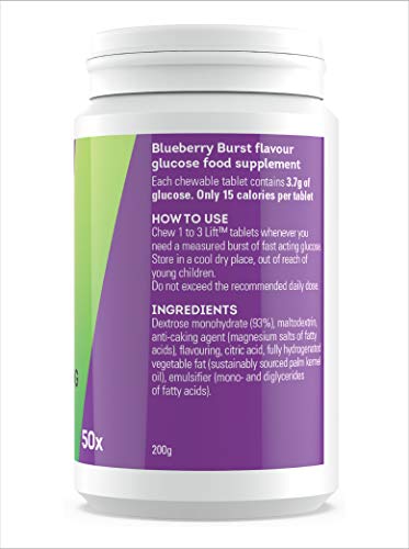 Lift - Comprimidos masticables de glucosa