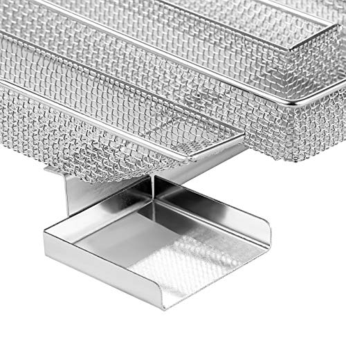 LIHAO Generador de Humo Frío Cocina Ahumador de Acero Inoxidable para Barbacoa Carne Pescado (con Forma de M)