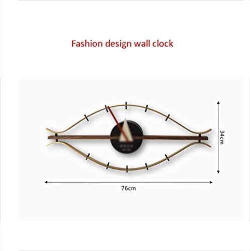 Lily Reloj de Pared de casa Reloj de Pared Decorativo Ojo, Elegante, Simple, Ojo de pez, Reloj de Pared Creativo Ojo Mudo