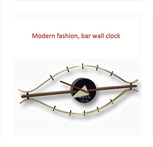 Lily Reloj de Pared de casa Reloj de Pared Decorativo Ojo, Elegante, Simple, Ojo de pez, Reloj de Pared Creativo Ojo Mudo