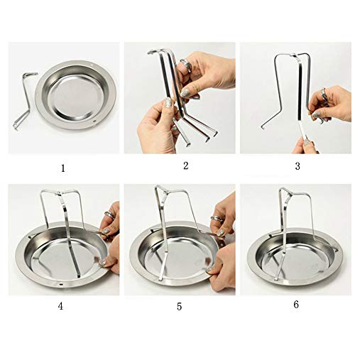Limeow Inoxidable Barbacoa Soporte De Pollo Soporte De Pollo Vertical Rack de Pollo de Acero Inoxidable Puesto de Pollo con Bandeja de Goteo para Barbacoa en Casa de Plata al Aire Libre