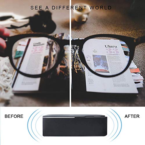 Limpiador Ultrasónico, De Alta Frecuencia Limpiador A Presión para La Limpieza De Gafas, Joyería, Lentes, Monedas, Anillos, Relojes - Vidrio, Plástico, Aluminio,C