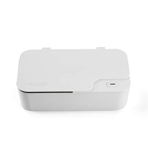 Limpiador Ultrasónico, De Alta Frecuencia Limpiador A Presión para La Limpieza De Gafas, Joyería, Lentes, Monedas, Anillos, Relojes - Vidrio, Plástico, Aluminio,C