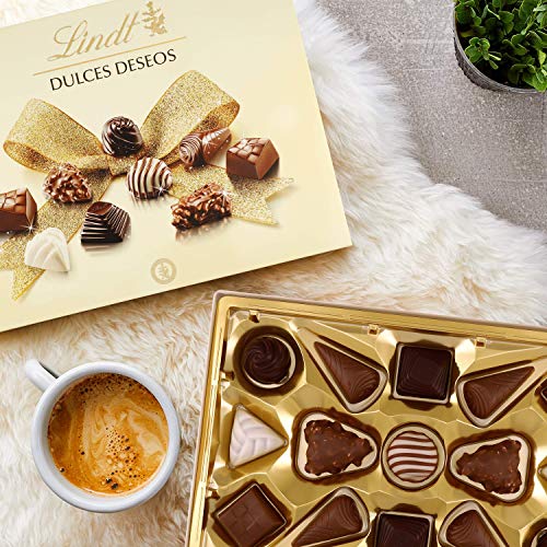 Lindt Dulces Deseos Caja de bombones – 150 g (para compartir tus mejores deseos)