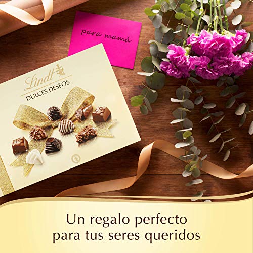 Lindt Dulces Deseos Caja de bombones – 150 g (para compartir tus mejores deseos)