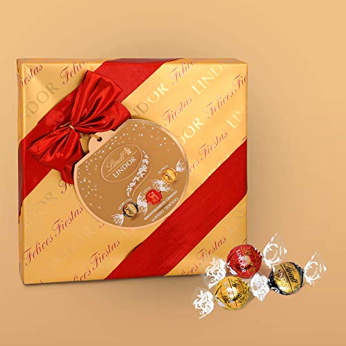 LINDT Lindor bombones de chocolate con leche caja 287 gr