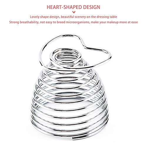 LINVINC Taza de Huevo de Metal - Spiral Juego de Hervido Hueveras para Huevos de Cocina y Desayuno, Plateado, Oro Rosa, Oro