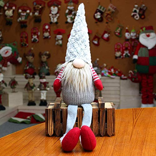 LINWEI - Santa del paño de la muñeca de cumpleaños for la decoración del hogar del día de Fiesta muñeca de Juguete Ornamento casa de la Familia en el Momento de