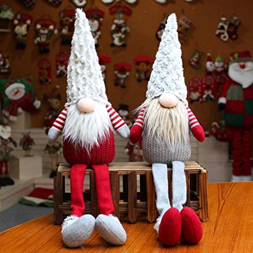 LINWEI - Santa del paño de la muñeca de cumpleaños for la decoración del hogar del día de Fiesta muñeca de Juguete Ornamento casa de la Familia en el Momento de