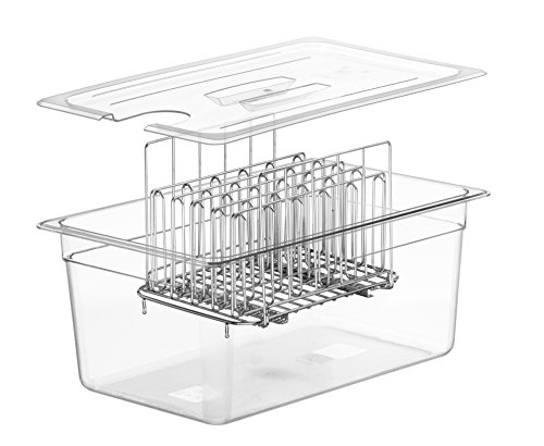 LIPAVI C15L-JOL Tapa para la cubeta sous vide C15 de LIPAVI, hecha a medida para el circulador de inmersión; ChefSteps Joule