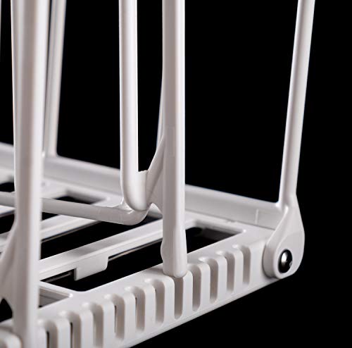 LIPAVI N10 Sous Vide Rack - Adjustable, Collapsible, Ensures even warming with Sous Vide Cooking - White Polycarbonate with 316L Stainless steel weights - Fits LIPAVI C10 Container