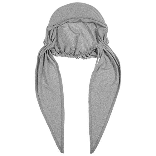 Lipodo Bandana con Visera Mujer - Made in Italy Gorra de Sol Verano algodón Primavera/Verano - Talla única Gris