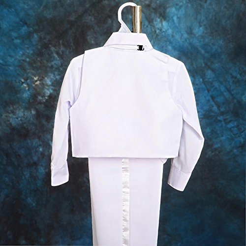 Lito Angels - Juego de 5 piezas de esmoquin formales para bodas, bautismo, trajes de bautizo