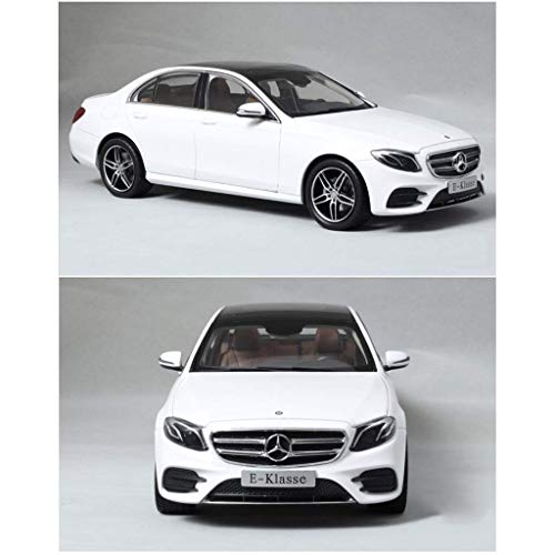 LIUCHANG Modelo de Coche 1:18 Mercedes-Benz E Nuevo E-KLASS W213 aleación Coche Modelo Exclusivo de colección Modelo (Color: Plata, tamaño: 25 cm x 11 cm * 9 cm) liuchang20
