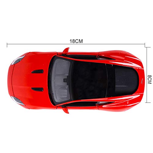 LIUCHANG Modelo de Coche 1:24 Jaguar F-Type Coupe XJ F-Pace SUV Campo a través de la simulación aleación Coche Modelo Exclusivo de colección Modelo (Color: Rojo) liuchang20