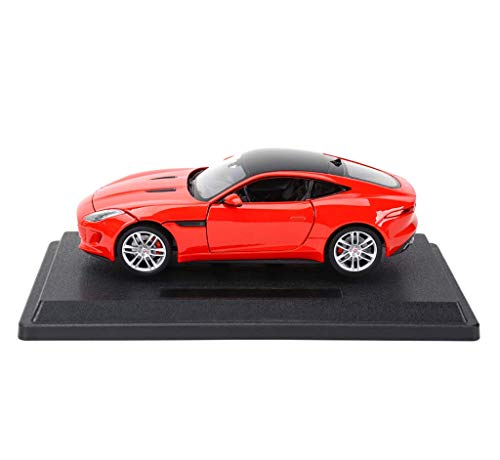 LIUCHANG Modelo de Coche 1:24 Jaguar F-Type Coupe XJ F-Pace SUV Campo a través de la simulación aleación Coche Modelo Exclusivo de colección Modelo (Color: Rojo) liuchang20