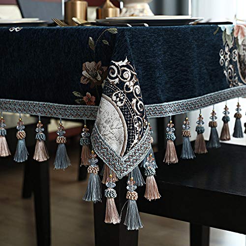 LIUJUAN Enhome Mesa Mantel Paño De Tabla Lavable Azul Oscuro Sala De Estar Mesa De Café Almohadilla Cubierta De Escritorio Tela Rectangular Mesa De Casa Estera-Café Claro Color E_110 * 170 Cm