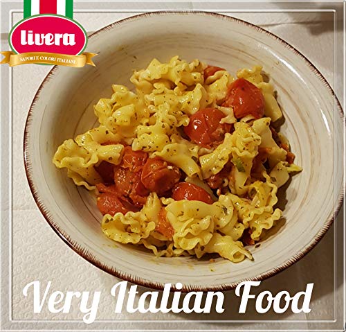 Livera Gigli Ricci Bio 4 X 500 Gr, Pasta Cortas BIO de Sémola de Trigo Duro Bio 100% Made in Italy, Gigli Ricci Elaborada en Bronce, Empaque de Pasta Seca de Alta Calidad, Cocina 12'