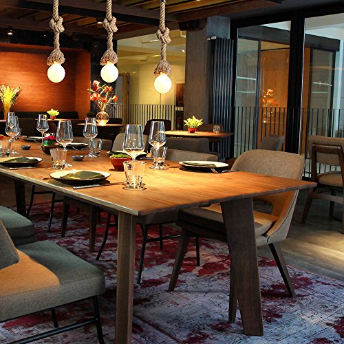 Lixada Lámpara colgante vintage para iluminación de restaurante, bar y café (AC220V) 150 cm 150cm 40 vatios