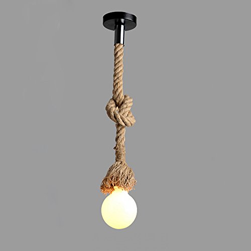 Lixada Lámpara colgante vintage para iluminación de restaurante, bar y café (AC220V) 150 cm 150cm 40 vatios