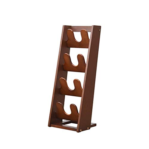 Liyong decoración del hogar multifunción madera maciza zapatos estante puerta de madera creativa moderna simple zapatillas y zapatillas simples hogar múltiples capas madera, un HLSJ (tamaño: A)