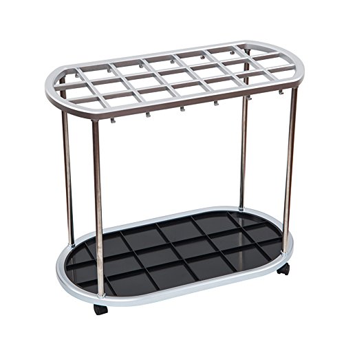 LJHA yusanjia Marco de paraguas / Acero inoxidable / Paraguas Soporte de almacenamiento / Paraguas Compartimiento de almacenamiento / Extraíble / Hogar paragüeros grandes ( Tamaño : 65.8*36.6*57CM )