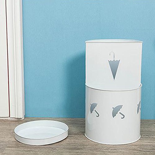 LJHA yusanjia Paragüero/Hierro/Paraguas Cubo de Almacenamiento/Multifuncional Paraguas del Soporte del hogar (32 * 50 cm) paragüeros Grandes (Color : Negro)