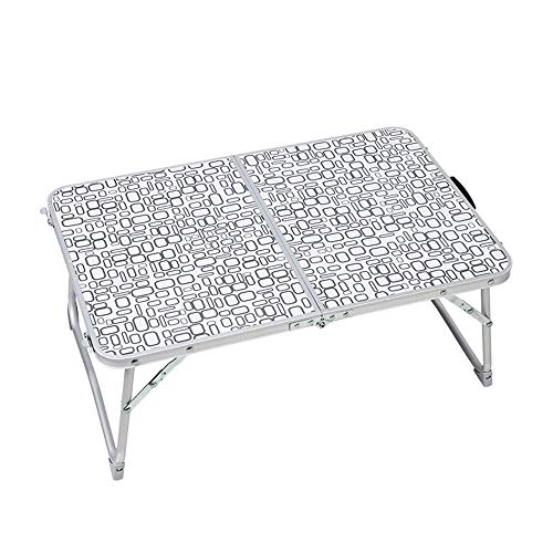 LJYY Mesa de Camping Plegable Ligera para Exteriores con asa, Mesa Baja Plegable Multifuncional portátil para usuarios domésticos, Mesa de Cama, Mesa Plegable para Exteriores de Escritorio plegab