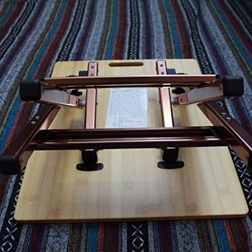LJYY Mesa Plegable de bambú para Picnic y Barbacoa para Exteriores, Mesa portátil de Madera Maciza para Uso doméstico, Mini Mesa Baja Plegable para Exteriores, Mesa Plegable para Exteriores