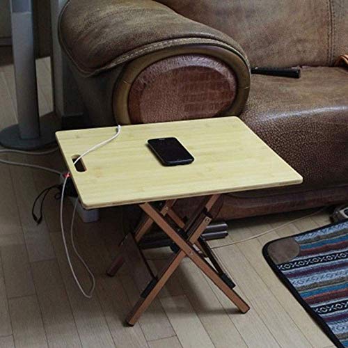LJYY Mesa Plegable de bambú para Picnic y Barbacoa para Exteriores, Mesa portátil de Madera Maciza para Uso doméstico, Mini Mesa Baja Plegable para Exteriores, Mesa Plegable para Exteriores