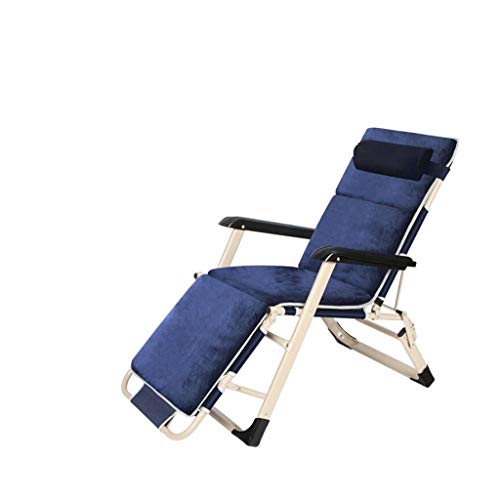 LJYY Silla Plegable portátil Confort Nueva Silla Plegable Almuerzo Silla de Oficina Almuerzo Cama Plegable Cama Individual Simple Sillón (Color: C)