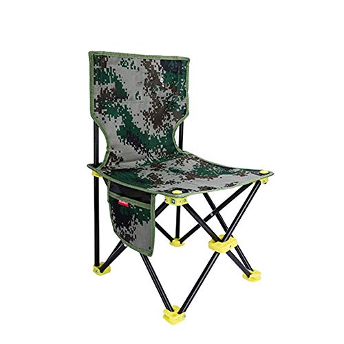 LJYY Silla Plegable portátil para Exteriores, Silla de Pesca, Ultraligera, multifunción, Mesa portátil, Silla de Pesca, Asiento Acolchado, Taburete, Equipo de Pesca (tamaño: M)