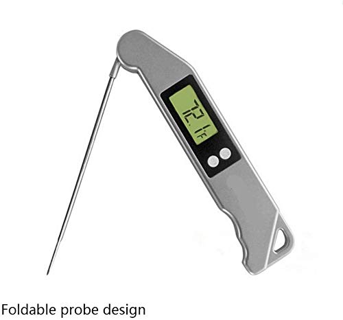 LKNJLL Digital del termómetro de Carne Mejorada a Prueba de Agua, 3S Lectura instantánea termómetro Digital de la Cocina, de la Cocina de termómetro for Caramelo Turquía Barbacoa Agua Leche