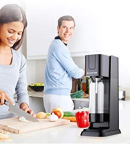 LKNJLL Espumoso máquina de Agua, Soda de sifón cristalina Agua con Gas carbonatador Fabricante