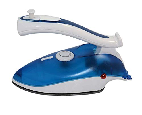 LLDKA Plancha de Vapor Casquillo único Antiadherente de Vapor de Potencia de 800 W de Potencia de Hierro Arrugas Antiadherente,Azul