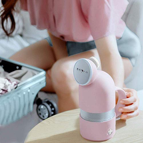 LLDKA Plancha eléctrica portátil Máquina Planchado de Ropa de Mano para Viajes de Negocios Plancha de Vapor de Mano calefacción de Vapor Inteligente 600W,Blanco