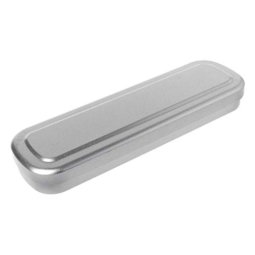 llio Estuche para bolígrafos de Hierro Estuche para lápices portátil Almacenamiento de papelería para Estudiantes Material de Oficina
