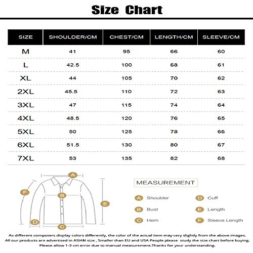 Loeay Instrumentos Musicales Impresión Casual Fit Camisas de Manga Larga Camisas Casuales como se Muestra 5XL