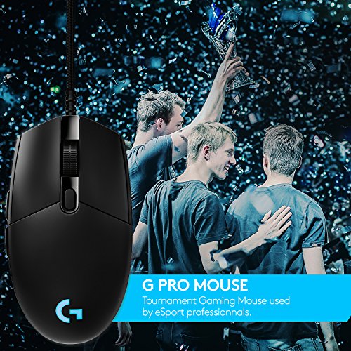 Logitech G Pro Gaming Mouse - N/A - USB - N/A - EWR2 - Black