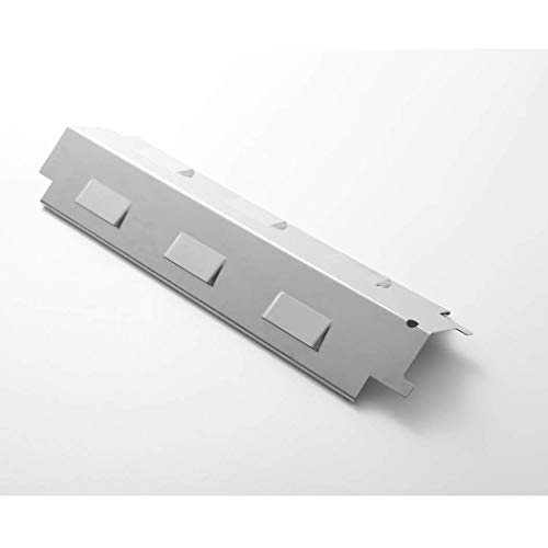 LOKHING 98531 (Paquete de 4) Placa calefactora de Acero Inoxidable, Barra aromatizante de Repuesto para Campingaz, Landmann, Char-Broil y Otros Modelos