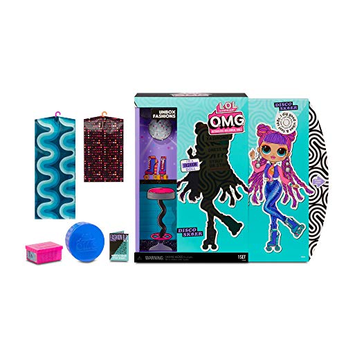 L.O.L. Surprise! Muñecas de Moda Coleccionables para Niñas - con 20 Sorpresas y Accesorios - Roller Chick - O.M.G. Serie 3